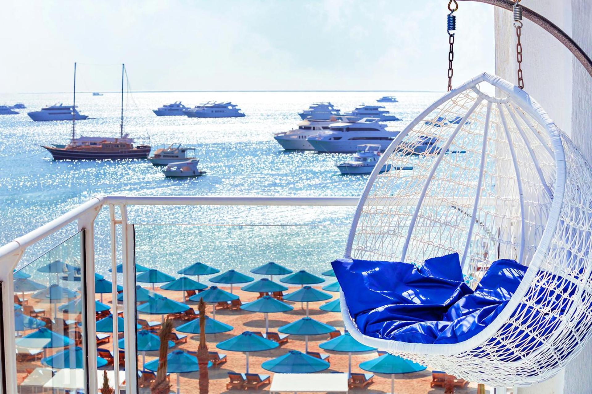 Pickalbatros Blu Spa Resort - Adults Friendly 16 Years Plus- Ultra All-Inclusive Хургада Екстер'єр фото View from the hotel